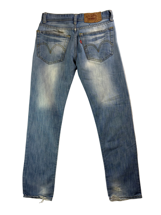 Blugi prespălați Levi Strauss & Co 501