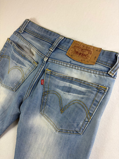 Blugi prespălați Levi Strauss & Co 501