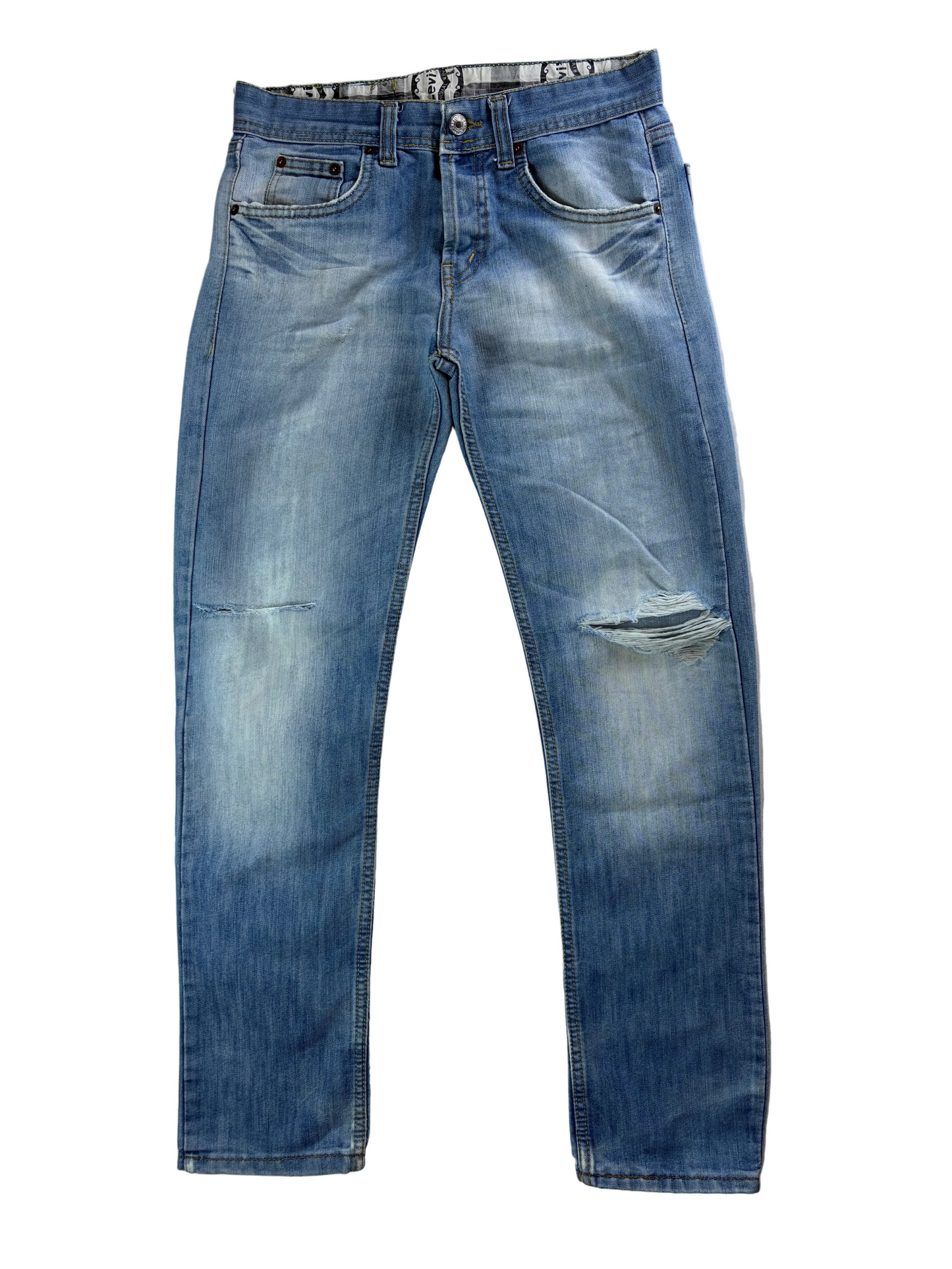 Blugi prespălați Levi Strauss & Co 501