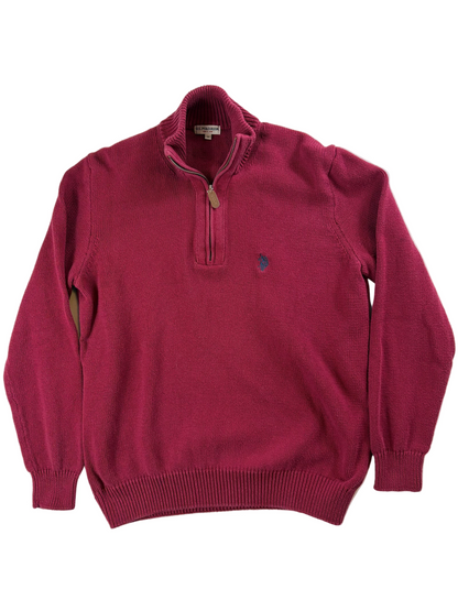 U.S. Polo Assn. Pulover cu fermoar 3/4