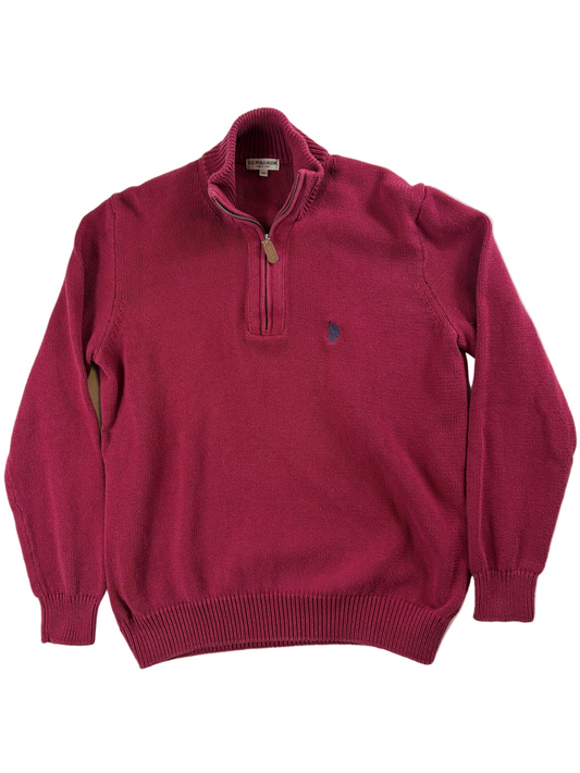 U.S. Polo Assn. Pulover cu fermoar 3/4