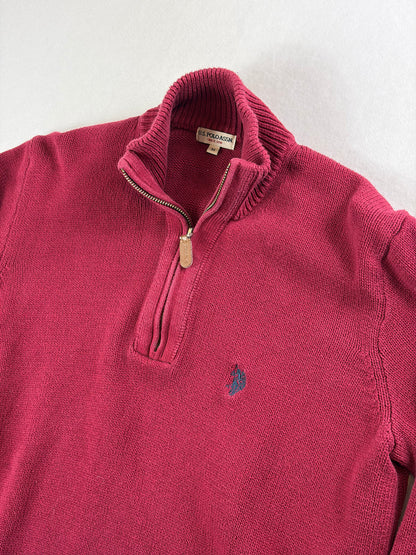U.S. Polo Assn. Pulover cu fermoar 3/4