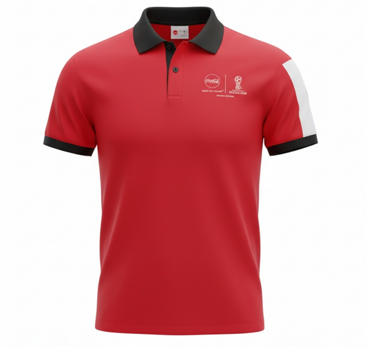 Tricou polo Coca-Cola x Campionatul Mondial de Fotbal FIFA 2018