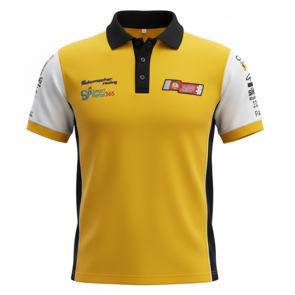 F1 x Ferrari x Michael Schumacher Tricou Polo