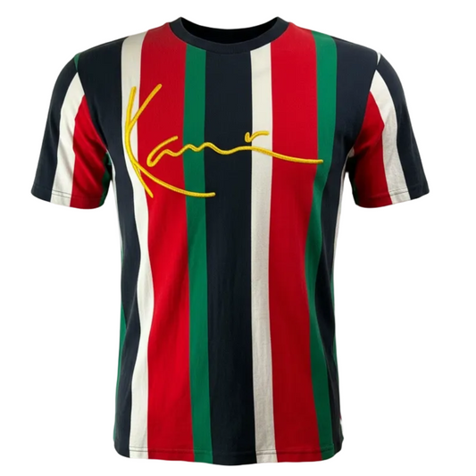 Tricou Karl Kani cu dungi brodate