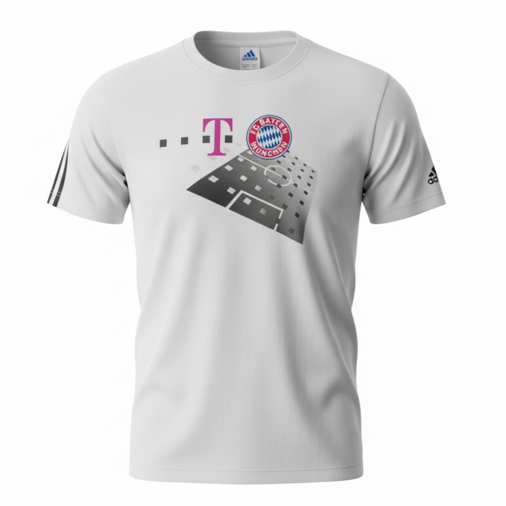 Vintage Adidas x FC Bayern München Football T-Shirt