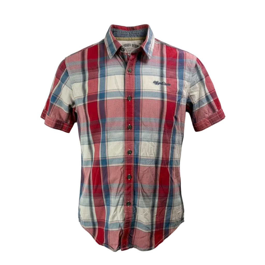 Cămașă vintage Tommy Hilfiger cu mânecă scurtă