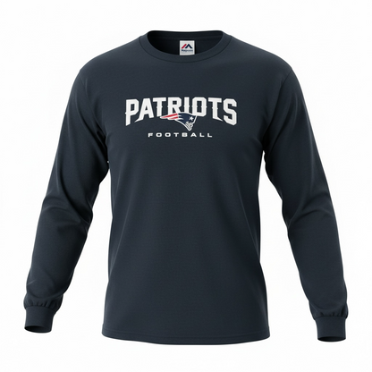 Tricou cu mânecă lungă Majestic x New England Patriots