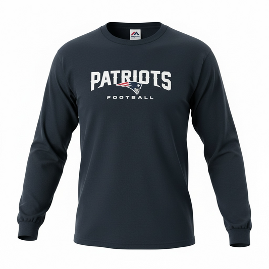Tricou cu mânecă lungă Majestic x New England Patriots