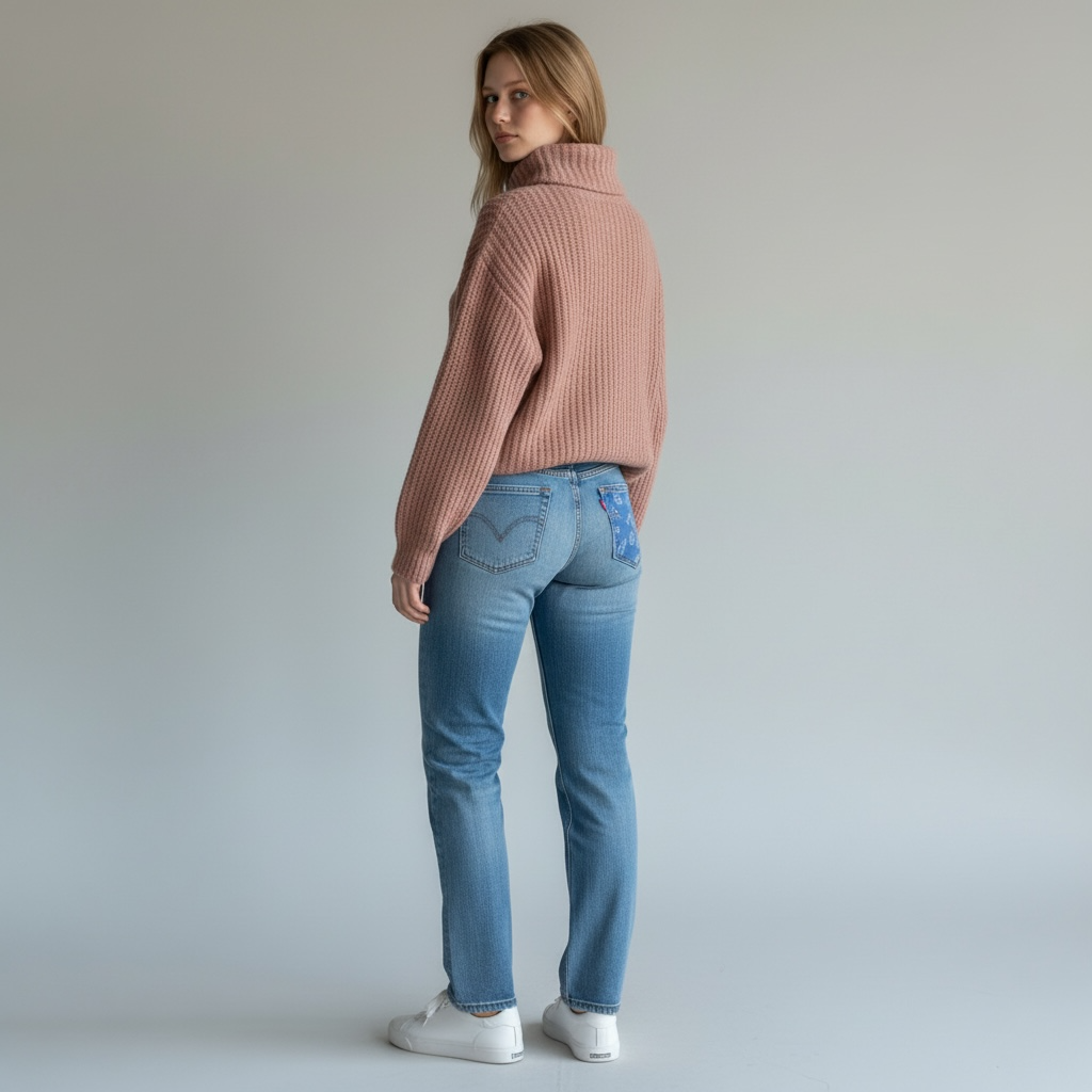 Levi Strauss & Co x CLOT Slim női farmer *RITKA*