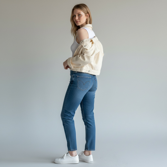 Blugi Boyfriend Levi Strauss & Co pentru Femei