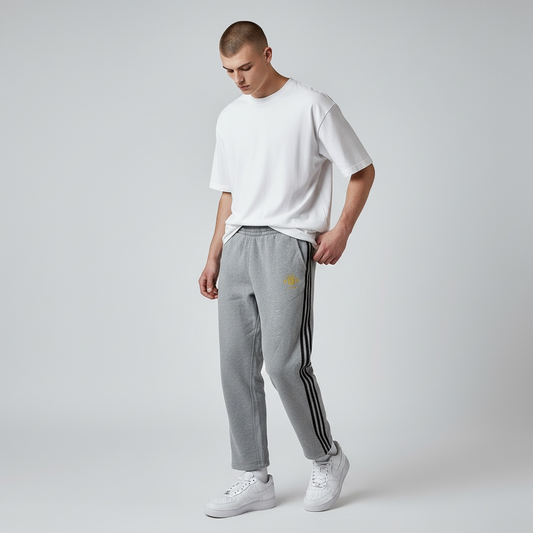 Pantaloni sport vintage Adidas x Muhammad Ali (Eșantion!) cu logo brodat *RAR*