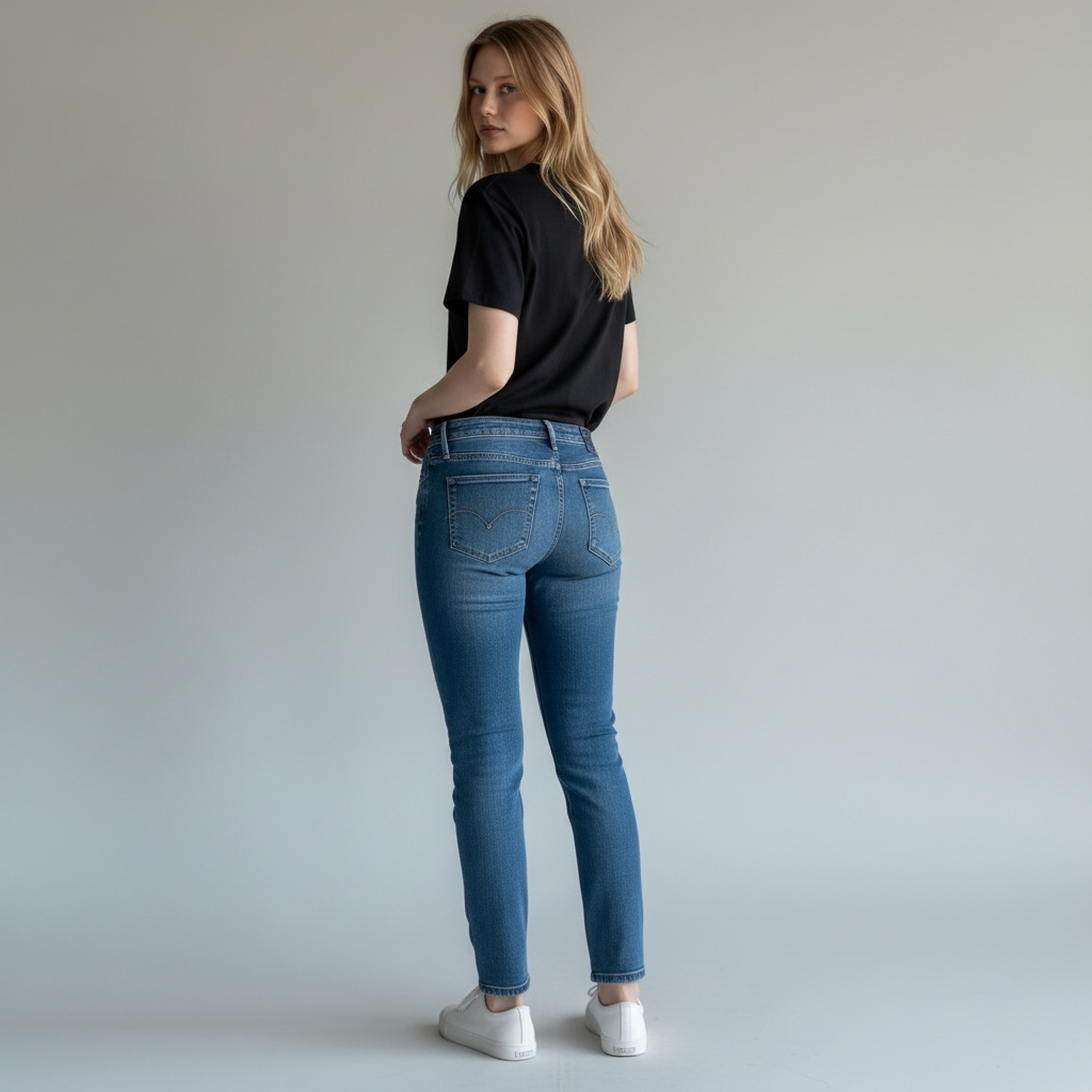Blugi drepți G-Star RAW pentru femei