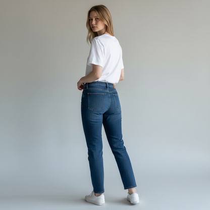 Blugi drepți Uniqlo de damă