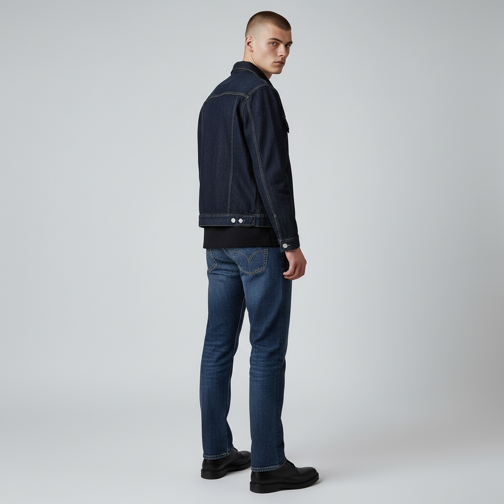 Vintage Tommy Hilfiger egyenes farmernadrág