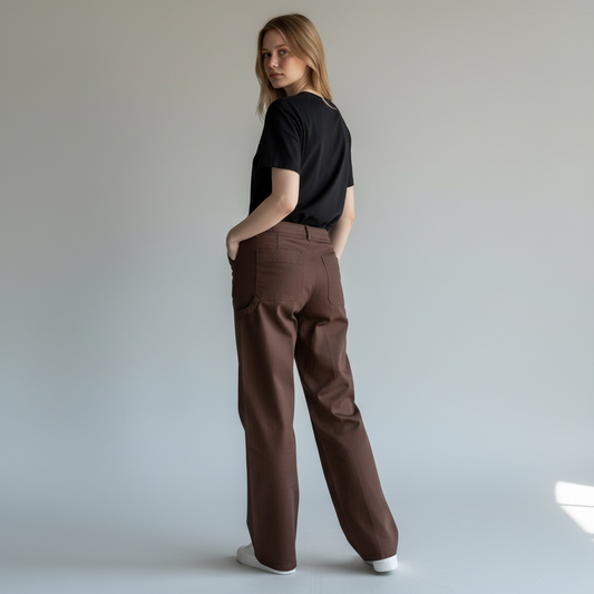 Pantaloni Bootcut Uniqlo pentru femei
