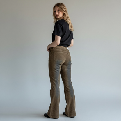 US Polo Assn. női vintage bootcut nadrág