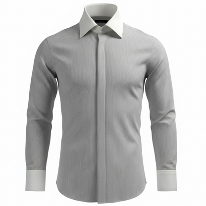 Karl Lagerfeld For H&M Pin Stripe Tux Shirt